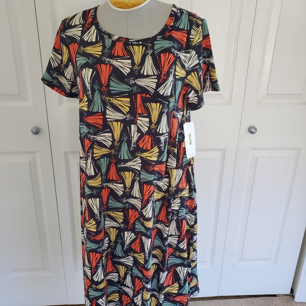 Lularoe Disney carly dress size small NWT princess.
